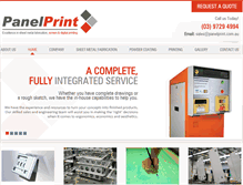 Tablet Screenshot of panelprint.com.au